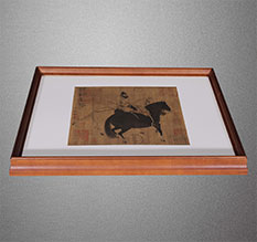 黔南书画装裱配框服务案例